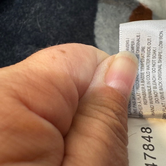 Contemporaine cardigan Sweater Womens Size Small Colorblock Gray Alpaca Blend - Picture 5 of 7